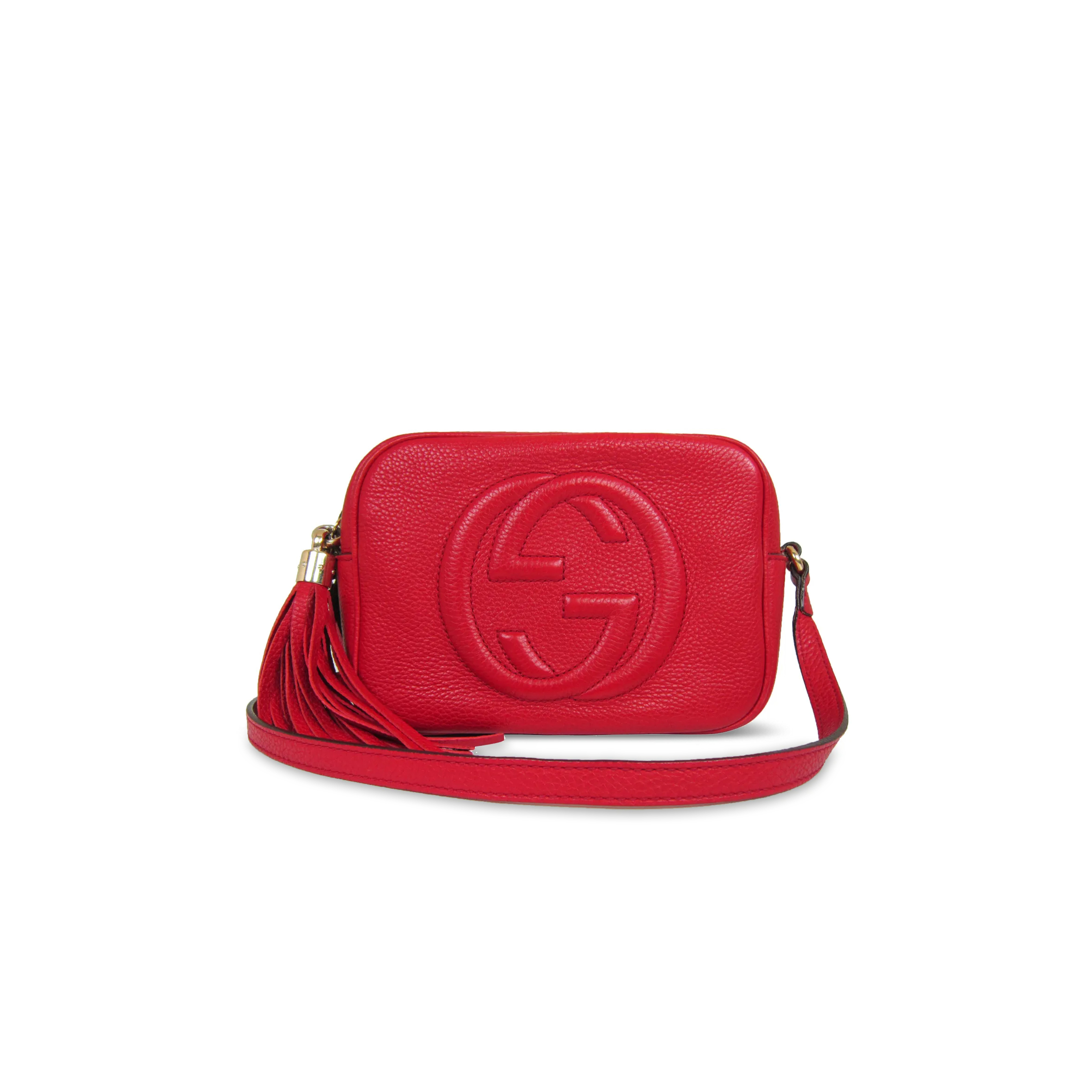 GUCCI SOHO DISCO CROSSBODY BAG 308364 (22*16*8cm)